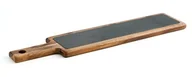 Tace i patery - La Bouchée Do tablicy bouchée 7550010  prostokątne, drewno i płyta z łupka 55 x 12 x 2 cm, brązowy i czarny 7550010 - miniaturka - grafika 1
