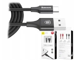 Baseus Kabel Rapid USB-C LED 2m Black BSU013BLK - Kable USB Baseus Kabel Rapid USB-C LED 2m Black BSU013BLK - Kable USB - miniaturka - grafika 12