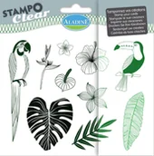 Scrapbooking - Aladine Stemple silikonowe, dżungla - miniaturka - grafika 1