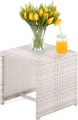 Stoły ogrodowe - Home&Garden Stolik technorattanowy Bora Bora Beige 558125 - miniaturka - grafika 1