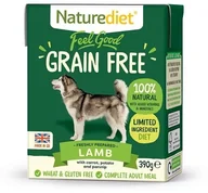 Mokra karma dla psów - Naturediet Grain Free Świeżo Przygotowana Jagnięcina 390g - miniaturka - grafika 1