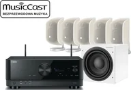 Kino domowe - Yamaha RX-V6A + 5 x M-1 + ASW 610 biały - miniaturka - grafika 1