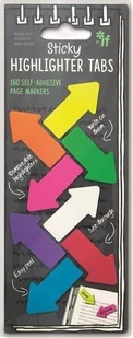 IF Sticky Highligter Tabs Zakładki wskazujące 160szt - Zakładki do książek - miniaturka - grafika 2
