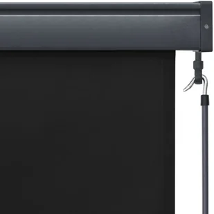 vidaXL Roleta zewnętrzna, 60x250 cm, antracytowa - Rolety - miniaturka - grafika 6