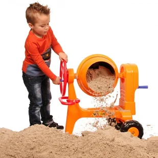 Wader Quality Toys WADER QT Betoniarka Dla Dzieci Pomrańczowa 38005 - Zabawki i gry sportowe - miniaturka - grafika 5
