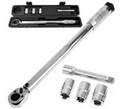 Klucze i nasadki - Klucz dynamometryczny Niteo z nasadkami 28-210 Nm - miniaturka - grafika 1