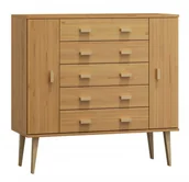 Komody - Meble Magnat Komoda Venuci nr3 140 5s - miniaturka - grafika 1