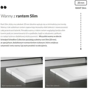 SCHEDPOL SCHEDLINE COLLECTION SCHEDPOL SCHEDLINE COLLECTION Wanna tradycyjna MAIO 160x70x40,5 cm z systemem STANDARD PLUS do zabudowy 3WST.M2P-16070 - Wanny - miniaturka - grafika 6