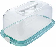Pojemniki kuchenne - keeeper gino pojemnik na ciastka, PP, akwamaryna, 43x25x18 cm 10737 - miniaturka - grafika 1