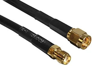 Delock Antena WiFi Przedłużacz [1x złącze męskie SMA 1x złącze żeńskie SMA] 2 m czarny pozłacane styki - Kable - miniaturka - grafika 3