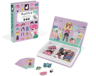 Janod Magnetyczna układanka Kostiumy. Dziewczynka - Układanki dla dzieci - miniaturka - grafika 6