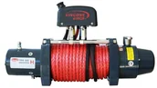Wciągarki - Kingone 818 Wyciągarka TDS-9.5H 9500 lbs [4309kg] z liną syntetyczną 12V lina 10 mm 25m) 81877885 77885-uniw - miniaturka - grafika 1