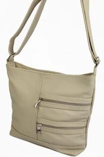 Magre (PL) Torebka Skórzana (PL) Iza Listonoszka Skóra Naturalna BEŻOWA - Torebki damskie - miniaturka - grafika 2