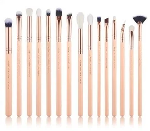 Jessup Jessup T447 Zestaw 15 pędzli do makijażu Peach puff/rose gold 44600-uniw - Pędzle do makijażu Jessup Jessup T447 Zestaw 15 pędzli do makijażu Peach puff/rose gold 44600-uniw - Pędzle do makijażu - miniaturka - grafika 1