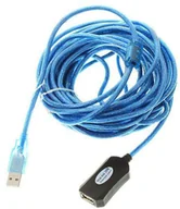 Kable komputerowe i do monitorów - Długi Przedłużacz USB Kabel 10m z Wzmacniaczem Sygnału - miniaturka - grafika 1