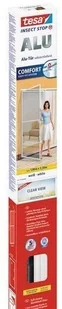 Tesa Moskitiera drzwiowa  Comfort rama aluminiowa 1 2 x 2 2 m biała - Klamki - miniaturka - grafika 2