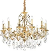 Lampy sufitowe - Ideal Lux Lampa wisząca Gioconda kol złoty 164960) - miniaturka - grafika 1