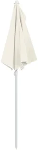vidaXL Półokrągły parasol ogrodowy na słupku, 180x90 cm, piaskowy 315559 - Parasole ogrodowe - miniaturka - grafika 6