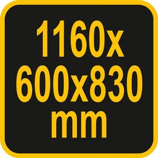 VOREL Biurko stół szafka warsztatowa na narzędzia 1160 x 600mm 58450 - Stoły warsztatowe - miniaturka - grafika 4