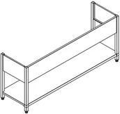 Zlewy i komory gospodarcze - Franke Stelaż rozłożony MAXF200-60 - miniaturka - grafika 1