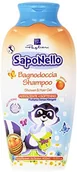 Kosmetyki kąpielowe dla dzieci - FELCE AZZURRA Pianka Bad bagnodoccia shampo Delicato per bambini saponello All 'albicocca 400 ML FRCM020639 - miniaturka - grafika 1