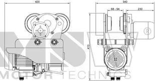 MSW Motor Technics 456 Wciągarka z suwnicą elektryczną MSW udźwig 250/500 kg wys podnoszenia 6/12m) 45679829 45679829 - Wciągarki MSW Motor Technics 456 Wciągarka z suwnicą elektryczną MSW udźwig 250/500 kg wys podnoszenia 6/12m) 45679829 45679829 - Wciągarki - miniaturka - grafika 2