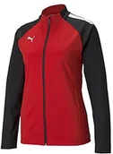 Kurtki i kamizelki sportowe damskie - PUMA PUMA Teamliga damska kurtka treningowa Puma Red-Puma Black L 657252 - miniaturka - grafika 1