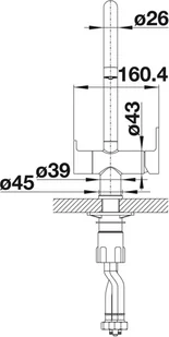 Blanco Bateria TRIMA z filtrem chrom 525 231 - Baterie kuchenne - miniaturka - grafika 5