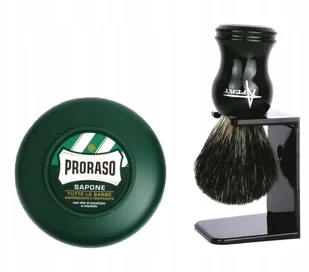 Pędzel Do Golenia Ze Stojakiem Włosie Borsuk 100% - Pędzle do golenia - miniaturka - grafika 23