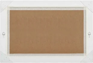 vidaXL Lustro ścienne w stylu barokowym, 60x40 cm, białe - Lustra - miniaturka - grafika 5