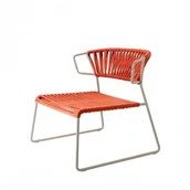 Krzesła - Scab Design Krzesło Lisa Lounge Fil z podłokietnikami - szara rama 2878 ZT - miniaturka - grafika 1