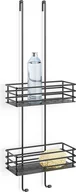 Półki łazienkowe - Zack Koszyk prysznicowy Iparo czarny podwójny 40521 - miniaturka - grafika 1