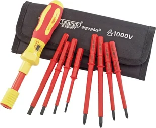 Draper Expert Ergo Plus 9 sztuki wymiennych, VDE wkrętak dynamometryczny zestaw w narzędzia rolka 65372 965T/9 - Zestawy narzędziowe - miniaturka - grafika 4