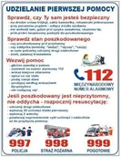 Pomoce naukowe - Naklejka - Udzielanie Pierwszej Pomocy ED016 - miniaturka - grafika 1