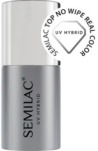 Semilac Top No Wipe Real Color Duży - 11 ML - Lakiery hybrydowe - miniaturka - grafika 2