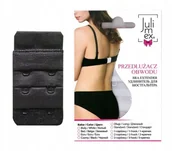 Biustonosze - Julimex Przedłużka Do Stanika Czarna BA-03 2-RZĘD - miniaturka - grafika 1