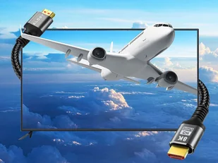 Alogy Kabel HDMI 2.1 Alogy 8K 60Hz 48GBps 3m Czarny 10338X1 - Adaptery i przejściówki - miniaturka - grafika 6