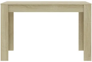 vidaXL Stół jadalniany, kolor dąb sonoma, 120x60x76 cm, płyta wiórowa - Stoły - miniaturka - grafika 4