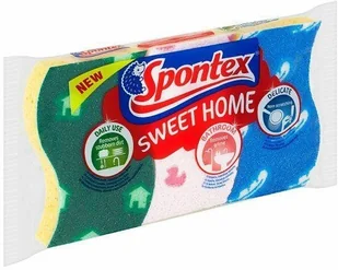 Spontex Zmywak Celuloza Sweet Home 3szt 97070297 000906 - Ściereczki, gąbki, czyściki - miniaturka - grafika 3