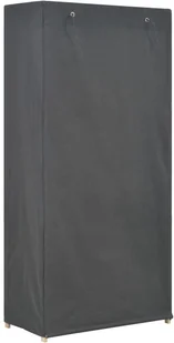 vidaXL vidaXL 3-poziomowa szafa na ubrania, szara, 79x40x170 cm, tkanina - Szafy - miniaturka - grafika 3