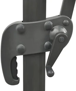 vidaXL Parasol wiszący z podwójną czaszą, 300x300 cm, lazurowy 312378 - Parasole ogrodowe - miniaturka - grafika 7