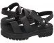 Sandały damskie - Timberland Sandały London Vibe Ankle Strap Sandal Black Full Grain 0A29MV 001 (TI102-a) - miniaturka - grafika 1