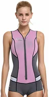 Stroje kąpielowe - Cressi Cressi Women's Idra Swimsuit Strój kąpielowy Lady z neoprenu o grubości 2mm ,Różowy ,M ,DG005303 DG005303 - miniaturka - grafika 1