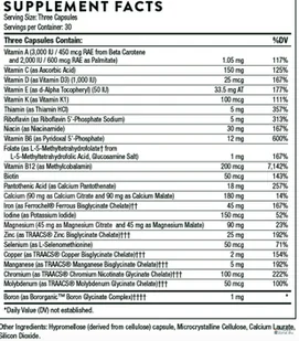 THORNE RESEARCH THORNE Basic Prenatal - 90 kapsułek - Witaminy i minerały dla sportowców - miniaturka - grafika 2