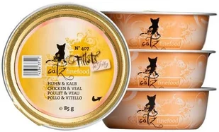 Catz finefood Fillets no. 407 Kurczak z Cielęciną w Galarecie 85g - Mokra karma dla kotów - miniaturka - grafika 2