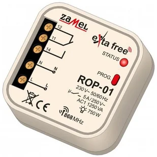 Zamel Sp. z o.o. RADIOWY Odbiornik DOPUSZKOWY 1-KANAŁOWY TYP: ROP-01 EXF10000047 - Inne akcesoria elektryczne - miniaturka - grafika 6