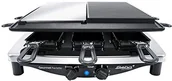 Raclette - Steba Raclette Stell Deluxe RC 8 silver black with grill plate - miniaturka - grafika 1
