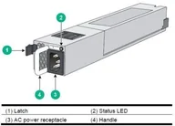 Akcesoria do szaf serwerowych - HP Moduł zasilający HPE A58x0AF 650W AC JC680A SPHPABBZG040 - miniaturka - grafika 1