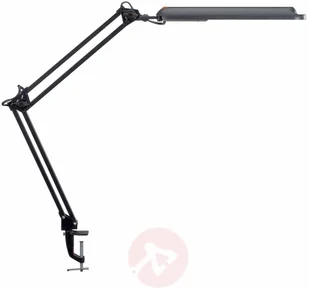 MAUL Jakob GmbH Lampa stołowa Atlantic z klamrą zaciskową czarny - Lampy stojące - miniaturka - grafika 2