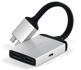 Satechi Satechi Dual HDMI 4K USB-C Adapter Silver ST-TCDHAS - Adaptery i przejściówki - miniaturka - grafika 8